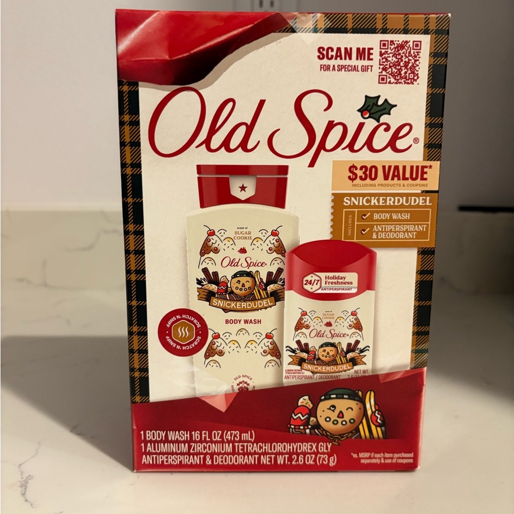 Old Spice Snickerdudel Body Wash and Deodorant Set